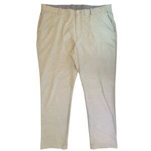 Tommy Bahama‎ Mens 42x32 Beige Golf Pants Casual Flat Front Lightweight